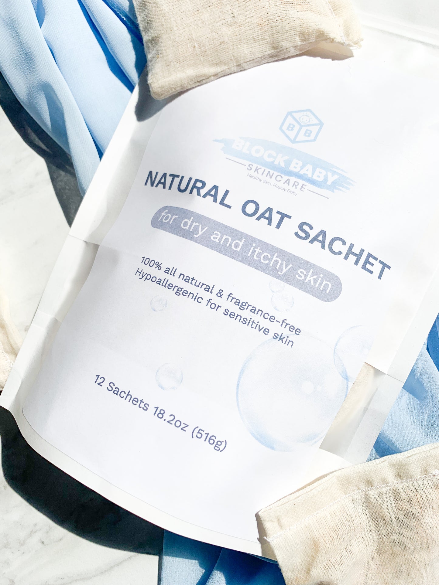 Natural Oat Sachets 516g